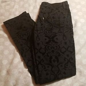 Levi Strauss Mid Rise Skinny black velvet